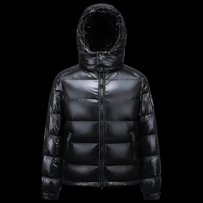 Men's Winter Black Fashion Cold Warm Jacket Padded