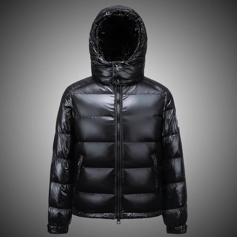 Men's Winter Black Fashion Cold Warm Jacket Padded