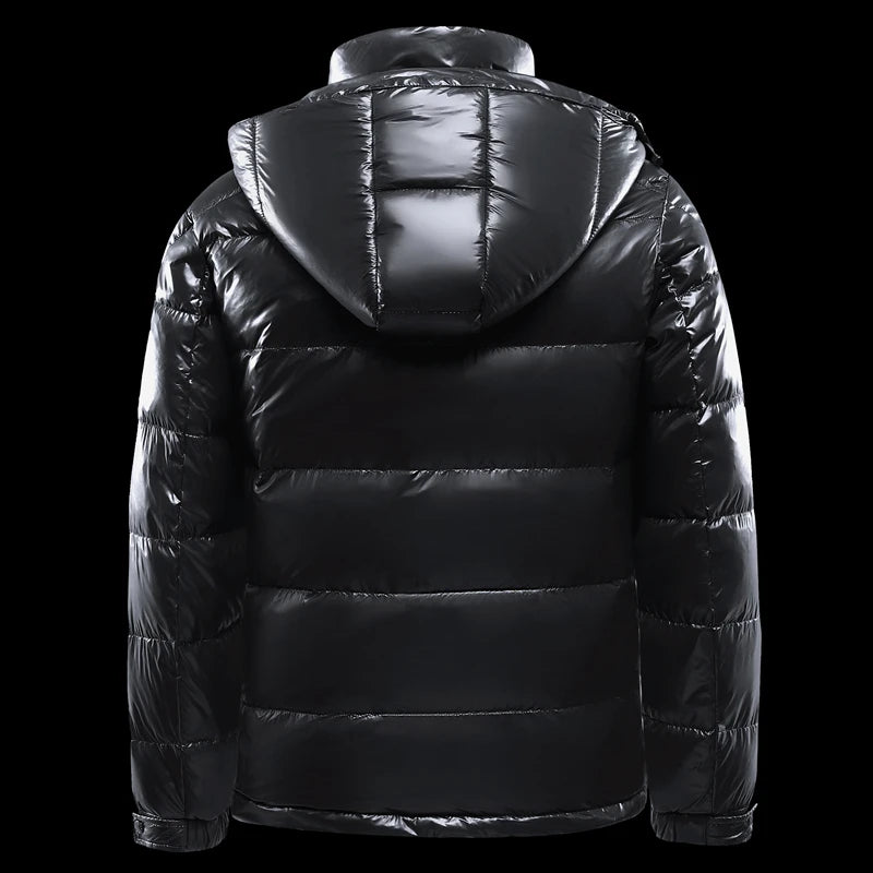 Men's Winter Black Fashion Cold Warm Jacket Padded