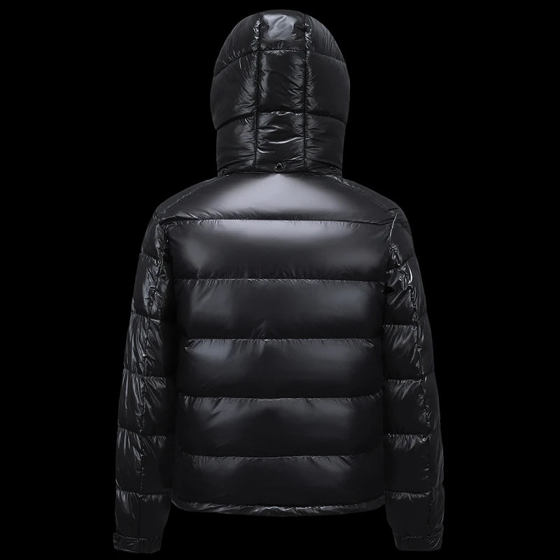 Men's Winter Black Fashion Cold Warm Jacket Padded