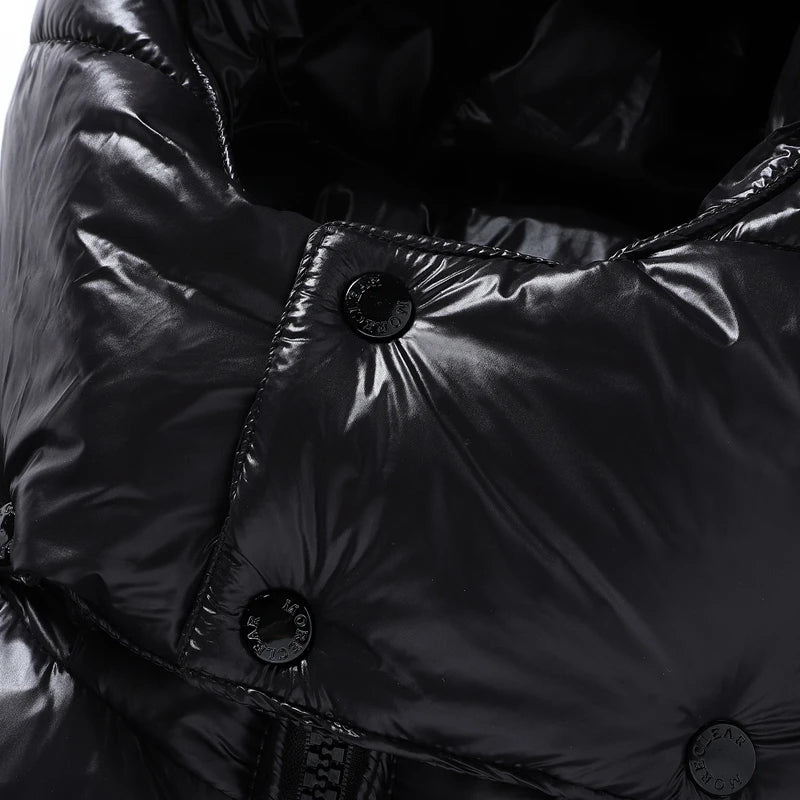 Men's Winter Black Fashion Cold Warm Jacket Padded